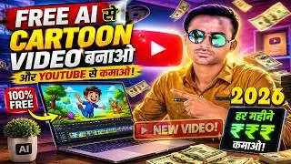 Free Ai cartoon vedio kese banay || how to create AI vedio || you tube se earning | grok