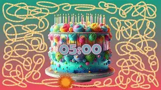5 Minute 🎂 Birthday Cake Timer Bomb 💣