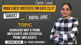 Prime Implicants and Essential Prime Implicants | Digital Ckt | GATE CSE 2023 | KARNAUGH MAP