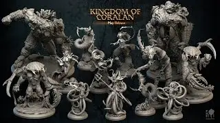 3dartdigital Patreon - Kingdom of Coralan - May Release (STL's for - RPG, Board & Tabletop Games)