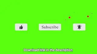 Subscribe button green screen video free download