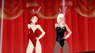 [KKVMD/MMD]Bunny girls - Hold up