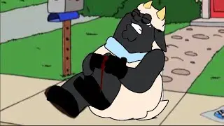 wooly hurts his knee (minor blood warning)