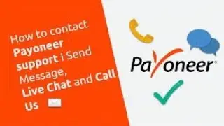 Payoneer Live Chat Option
