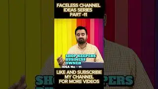 FACELESS CHANNEL IDEAS | 