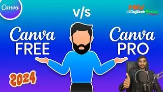 Canva Free vs Canva Pro - What's the Difference (Explained in Detail) | #canva #canvatutorial