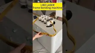 Bear-shape mirror frame bending machine👍 