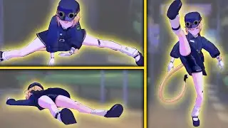 Dooby shows off some moves