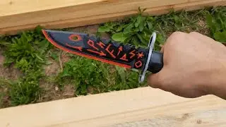 Боевой нож Rust со скином Combat Knife from Hell