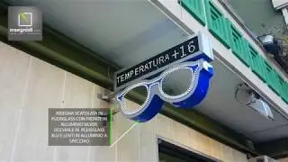 INSEGNA OTTICA CON TECNOLOGIA LED