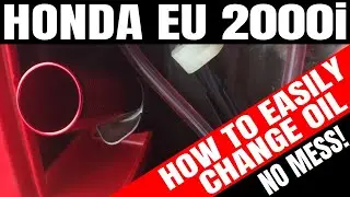 Honda Eu2000i Generator - How to easily change oil