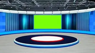 Virtual set Green Screen. Subscribe, DOWNLOAD & use for FREE. No ROYALTY. SB