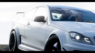 Drifting the C63 Black Series