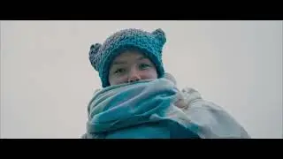 The girl in blue