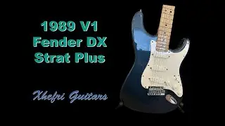 VERY EARLY and Rare 1989 Version one Deluxe Stratocaster Plus in Gun Metal Blue color. FOR SALE!!