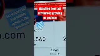 Cristiano Exploding in popularity #cristianoronaldo #watchmojo #devoid #subcount
