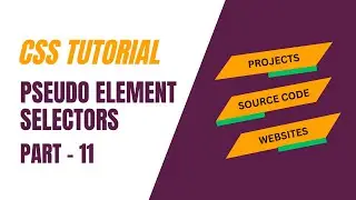 pseudo element selectors | css tutorial | hindi part - 11