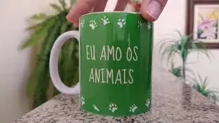 Caneca Eu Amo Os Animais Vegan