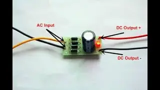 How to Make AC to DC converter at Home.#actodc #converter