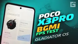 POCO X3 Pro Gladiator OS Custom ROM Review + BGMI FPS Test 90FPS [Hindi]