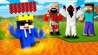 I Fooled All Scary Entities With 1,000,000 Hearts In Minecraft!