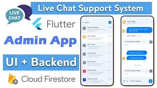 Live Chat Support System UI + Backend in Flutter | Flutter Speed Code | 