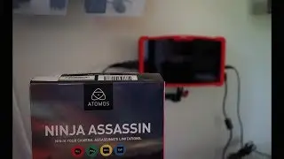 My setup for screen recorder using atomos  ninja assassin  7: 4K monitor