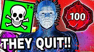 TOP 1% PINHEAD Makes TOXIC SURVIVORS QUIT!! | Dead by Daylight