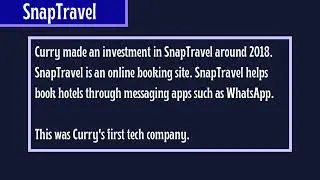 Steph Curry a wealth building genius!