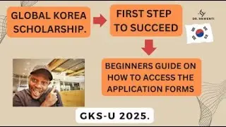 FIRST STEP WHEN APPLYING FOR GLOBAL KOREA SCHOLARSHIP UNDERGRADUATE (GKS ) 2024 2025