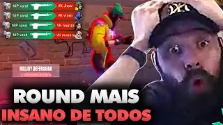 O ROUND MAIS INSANO DA HISTÓRIA DO VALORANT! MELHORES MOMENTOS MD5 - NIP X VIVO KEYD VCT SA SEASON 1