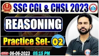 SSC CHSL 2023 Reasoning | SSC CGL 2023 Reasoning Practice Set | Reasoning Class By Rahul Sharma Sir