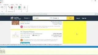 How to scrape website address from Yellowpages listings