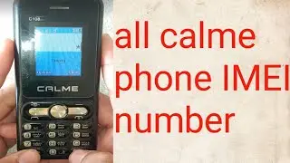 calme model c108 imei change code