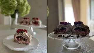 Фисташковый меренговый рулет