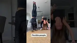 Normal People VS Flexible People 😂#shorts