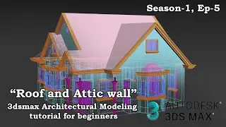 3d Modeling (House) tutorial for Beginners in 3dsmax 2021_S1-Ep5