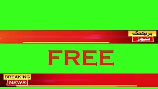 Breaking News Lowerthird Green Screen Video | High Resolution Full HD | Abdul Rafay Graphics
