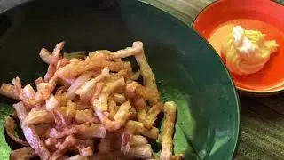 Nabo Frito - Delicia crocante do jeito que você nunca comeu! 大根