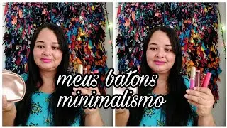 O que tem na minha bolsinha de maquiagem minimalismo