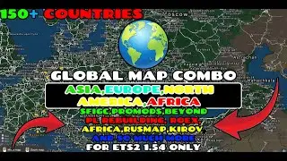 ETS2 1.54 GLOBAL MAP COMBO | PROMODS | BEYOND | AFRICA | ETC