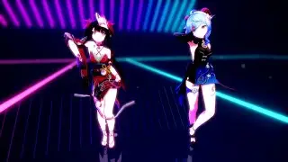 【Genshin Impact ✖ Honkai: Star Rail MMD】 Love Me If You Can feat. Ganyu & Hanabi