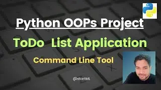 Todo List Application |Command Line Tool| Python OOPs  Beginners Projects | Python Projects| 