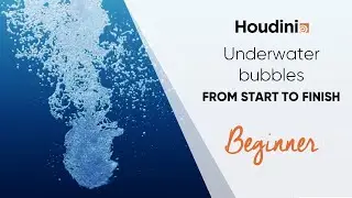 Underwater Bubbles | POP simulation - Houdini 19.5 (or any above 17)