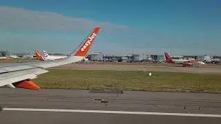 Taking off from London Gatwick