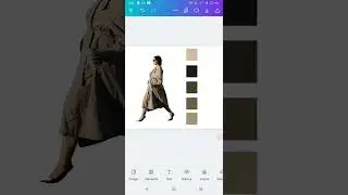 Canva Editing tutorial : How to make your image have a pixel stretch on canva mobile simple method !
