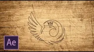 After Effects tutorial - simple wooden Burnt effects and image animation -
