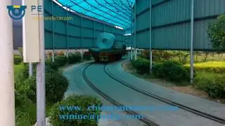 Customized motorized coil transfer trolley running on curved rail