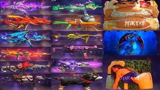UPDATED WEAPON AND ICE TEXTURE PACK AND EMOTES!! / NORMAL FF - FREE FIRE