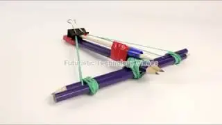 I Turn Pencil  into an Amazing little Crossbow